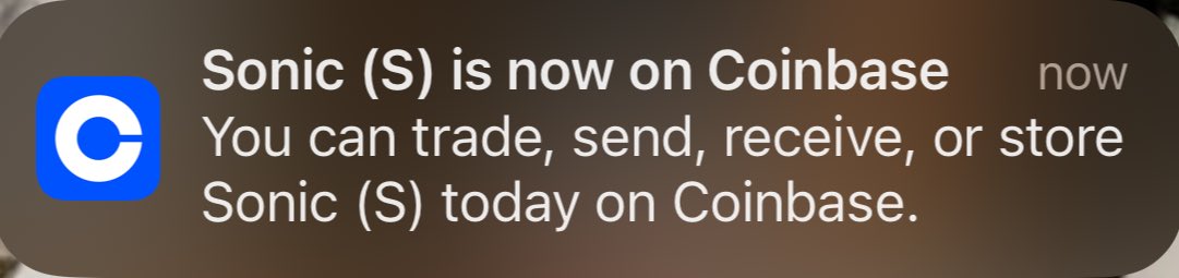 We’ve waited for this for years. Trade $S on ⁦<a href="/coinbase/">Coinbase 🛡️</a>⁩