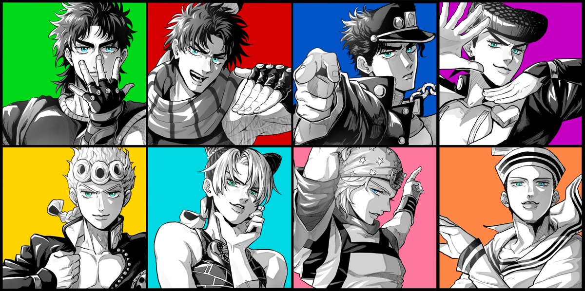 KMY_muda's tweet image. 8部まで描いた！