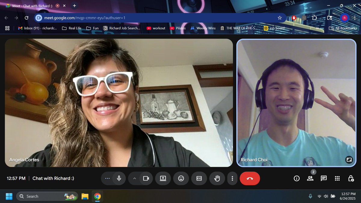choir241's tweet photo. Angela Cortes and I had a wonderful chat after getting to meet IRL at @RenderATL #RenderATL2025 ☺️ It was lovely getting to learn more about the Columbian culture!! We got to chat about concerts, networking and shared our respective journeys 😁 Can't wait to see her again at CYC! https://t.co/nX3kcmC8Uf