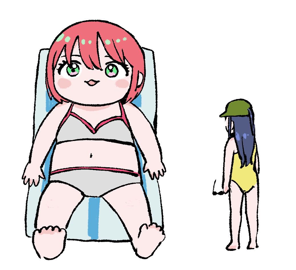 黒澤ルビィ 「でっかいマチュ どうして?」|つばなのイラスト