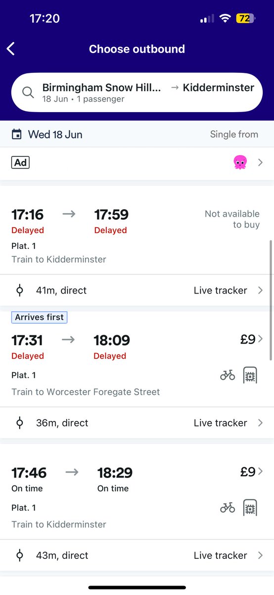 Reevesy002's tweet photo. @WestMidRailway £150 a month I pay for a season ticket and I got back £0.93, I am currently appealing a ticket fine £55 for the second time was rejected first time round for a silly mistake, yet you can run this god awful service and I get basically nothing back. https://t.co/GtT9IwDVO6