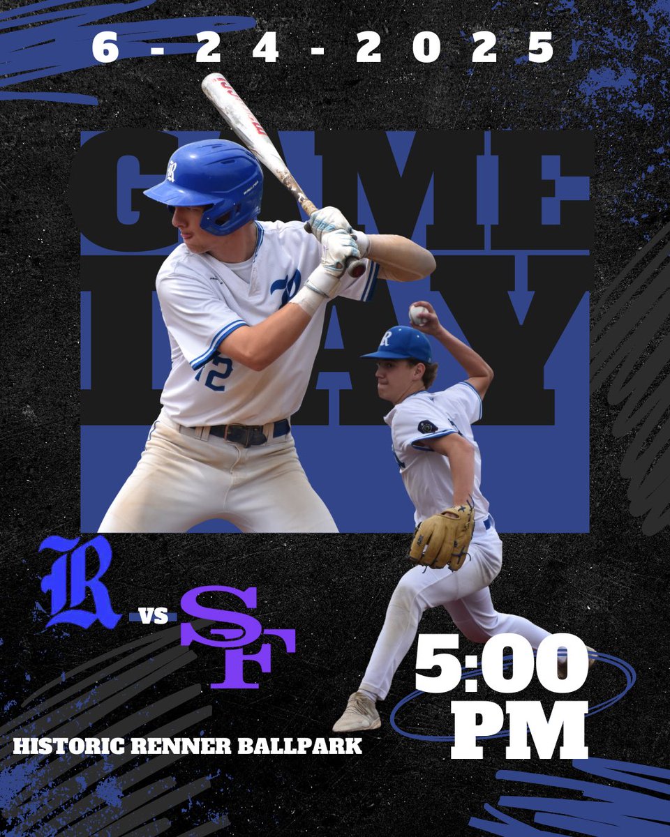 RennerRoyals18U's tweet image. Royals back in action. 

Renner vs SF East 
5PM
Renner Ballpark
@Post15East