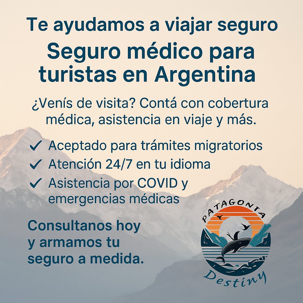 Nat78tw's tweet photo. 🌍 ¡Viajar a Argentina con tranquilidad es posible! 🇦🇷
🎒 Viajá seguro y disfrutá sin preocupaciones.
🛡️ Ofrecemos seguros de viaje al mejor precio, con cobertura médica, asistencia en viaje, y más.
📲 +549 2804 633-151
🌐 https://t.co/ESpWHu7DXM
📍 Agencia oficial – Patagonia https://t.co/x9Q2YAeMkd