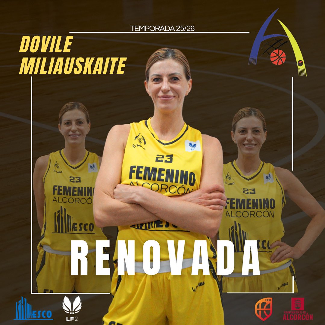 CompeticionesFEB (@competicionfeb) on Twitter photo 🚨 Mercado #LF2: Dovile Miliauskaite (<a href="/dovile11/">Dovile Miliauskaite</a>) seguirá imponiendo su ley en la pintura del <a href="/FEMENINALCORCON/">FEMENINO ALCORCÓN</a>
▶️ Experiencia, físico y talento en estado puro para el juego interior
🗓️ 1989 | 📏 1,88 m.
⛹️♀️ Ala pívot | 🌍 Lituana
📝 Más información ⬇
feb.es/2025/6/24/balo… 🚨 Mercado #LF2: Dovile Miliauskaite (<a href="/dovile11/">Dovile Miliauskaite</a>) seguirá imponiendo su ley en la pintura del <a href="/FEMENINALCORCON/">FEMENINO ALCORCÓN</a>
▶️ Experiencia, físico y talento en estado puro para el juego interior
🗓️ 1989 | 📏 1,88 m.
⛹️♀️ Ala pívot | 🌍 Lituana
📝 Más información ⬇
feb.es/2025/6/24/balo…