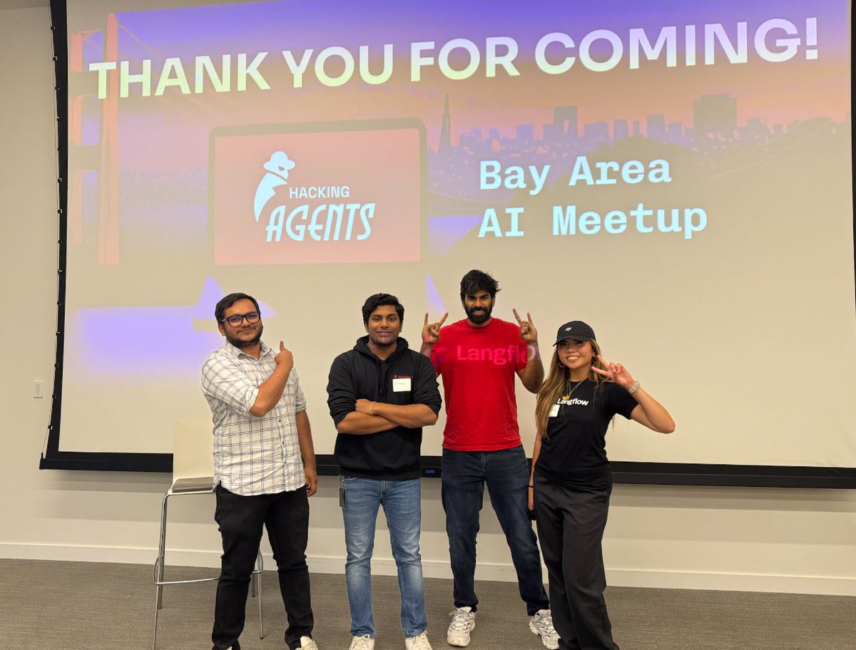 MelGoesTech's tweet image. #HackingAgents AI Meetup last night was so fun
love bringing my south bay community together and seeing all the familiar faces
special thanks to @jigsawstack, @rtrvrai , and @Zoom for speaking last night!