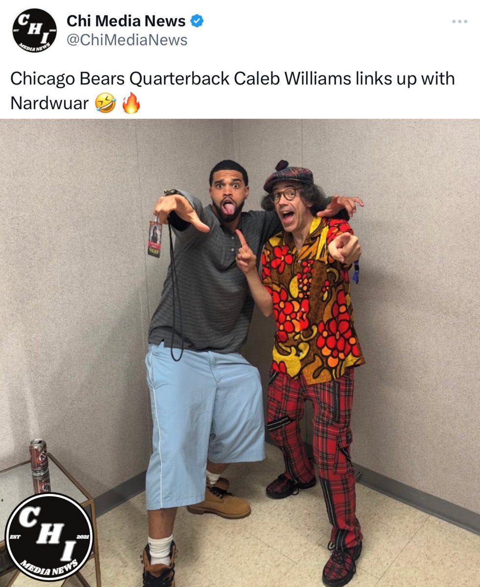 ChiMediaNews's tweet image. #CalebWilliams links up with #Nardwuar