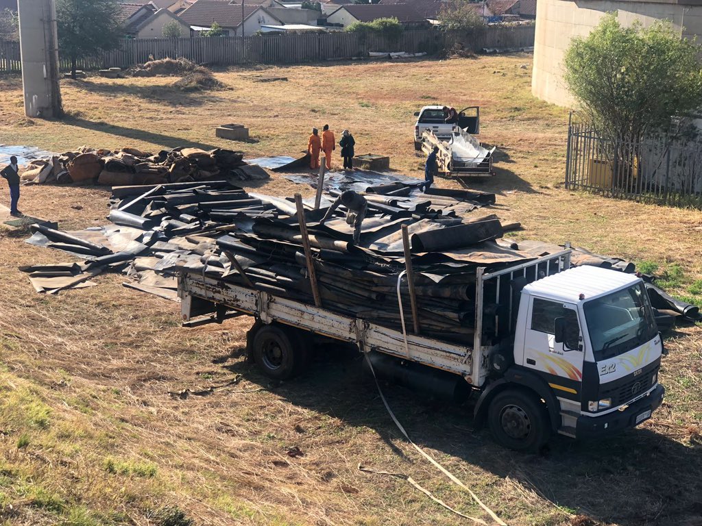Economic Freedom Fighters (@effsouthafrica) on Twitter photo ♦️MMCs On Duty♦️
MMC for Water and Sanitation, Cmsr <a href="/MsaneThembi/">Thembi Msane</a> visited the Vosloorus reservoir to ensure the project is completed on schedule.
- In accordance with the City’s water conservation initiative, the Water & Sanitation Department is renovating the reservoir. ♦️MMCs On Duty♦️
MMC for Water and Sanitation, Cmsr <a href="/MsaneThembi/">Thembi Msane</a> visited the Vosloorus reservoir to ensure the project is completed on schedule.
- In accordance with the City’s water conservation initiative, the Water & Sanitation Department is renovating the reservoir.