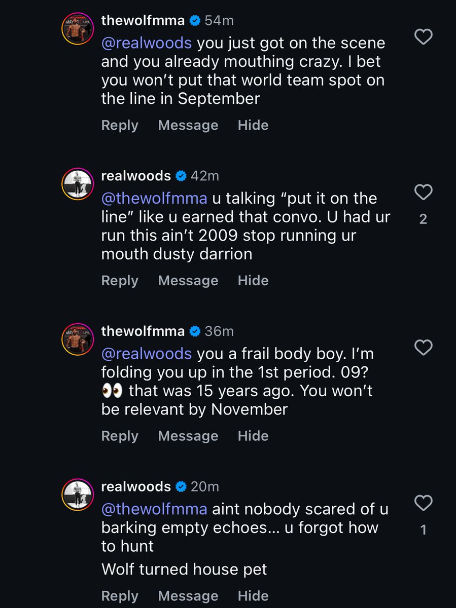 The boys have already started the trash talking on Instagram 🍿

Don’t forget to follow us there as well instagram.com/rafwrestlingus…