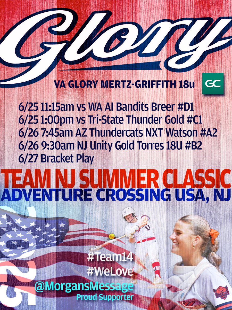 Team 14 is 30-9 and heading up to Jersey.🔥 <a href="/TeamNJSoftball/">Team NJ Softball</a> <a href="/VAGloryFP/">VA Glory Fastpitch</a> <a href="/NFCAorg/">National Fastpitch Coaches Association</a> #nfca <a href="/NCAASoftball/">NCAA Softball</a> #ncaasoftball