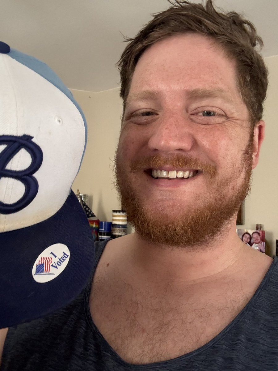 A hot walk out to the polling place but civil duty fulfilled #Primaries716