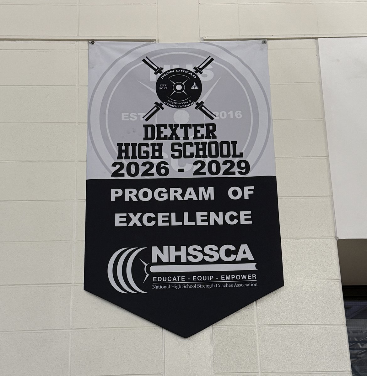 DreadStrong's tweet photo. 📣 HUGE HONOR for Dread Nation! 🛡️ Iron Dread S&amp;C has earned the NHSSCA Program of Excellence Award — a top national honor in HS strength &amp; conditioning! 🏆💪 Shoutout to Coaches Whittaker, Jacobs &amp; Marry for building a legacy of strength, character &amp; culture.
#IronDread #NHSSCA https://t.co/adzd4RTLL0