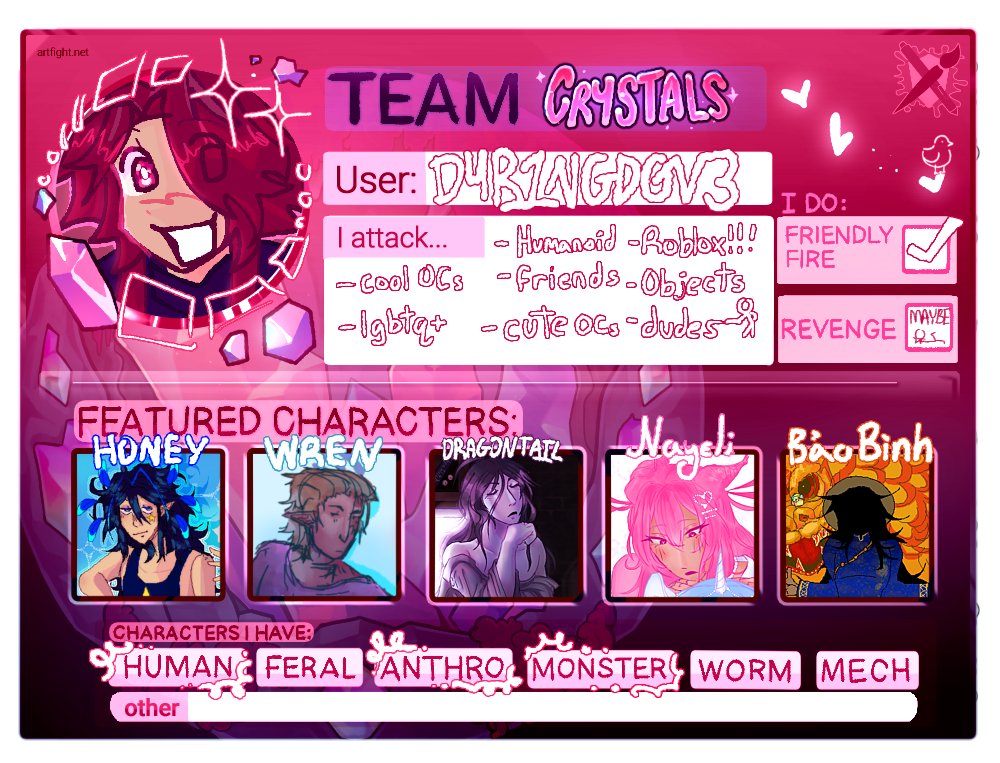 WOO! My first year of Art Fight!! #artfight2025 #artfight #Artfightteamcrystals