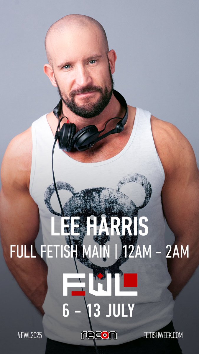 leeharrisdj's tweet photo. Hope you're prepared for the sweaty, sexy ride that is London Fetish Week.
It's a place to reconnect with friends or make new ones - whether that's on our dance floors or in our darkrooms.
6 - 13 July 2025, London

Tickets &amp; info: https://t.co/jNRyibjpYE

@reconnews https://t.co/N1mFzB3sZQ