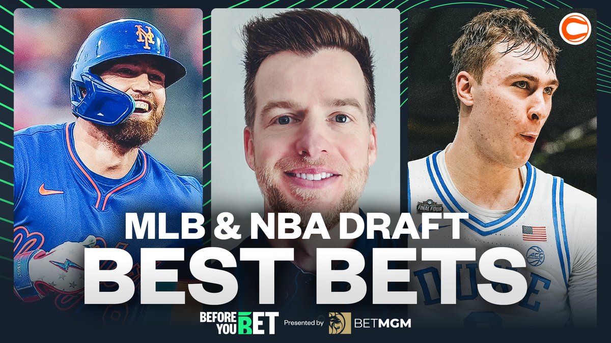 Covers (@covers) on Twitter photo BEFORE YOU BET w/ <a href="/JTFOz/">Joe Osborne</a> & <a href="/JonMetler/">Jon Metler</a>
Tune in for picks on today's MLB action, ways to profit off the NBA Draft, and the best HR picks for Tuesday. ⚾️🏀💥
Presented by <a href="/BetMGM/">BetMGM 🦁</a> 💰
🔗: youtu.be/SGVUO1DUmfo BEFORE YOU BET w/ <a href="/JTFOz/">Joe Osborne</a> & <a href="/JonMetler/">Jon Metler</a>
Tune in for picks on today's MLB action, ways to profit off the NBA Draft, and the best HR picks for Tuesday. ⚾️🏀💥
Presented by <a href="/BetMGM/">BetMGM 🦁</a> 💰
🔗: youtu.be/SGVUO1DUmfo