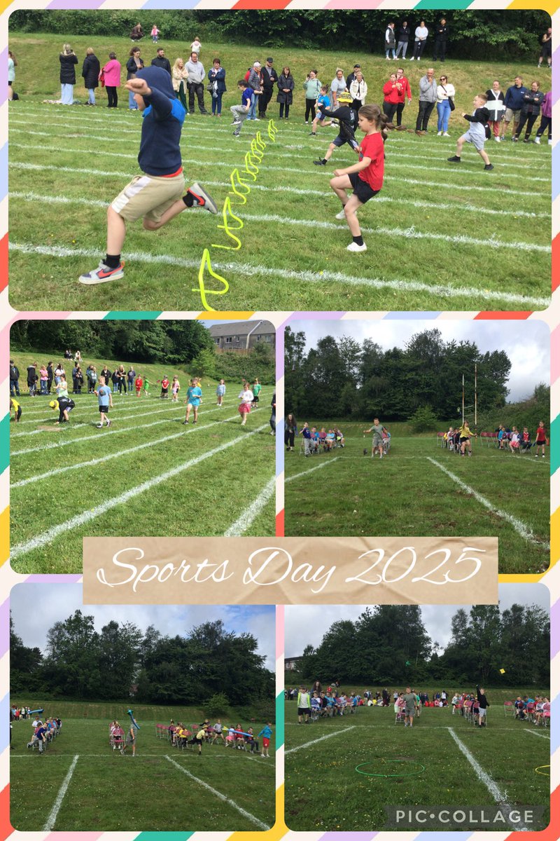 Dw i’n gallu gweld rhedeg a thaflu! I can see running and throwing! What a fantastic sports day that enabled all learners to participate today! We were very thankful the rain stopped in time! #healthyconfidentindividuals <a href="/misssgilbey95/">@misssgilbey95</a> <a href="/garntegprimary/">Garnteg Primary</a>