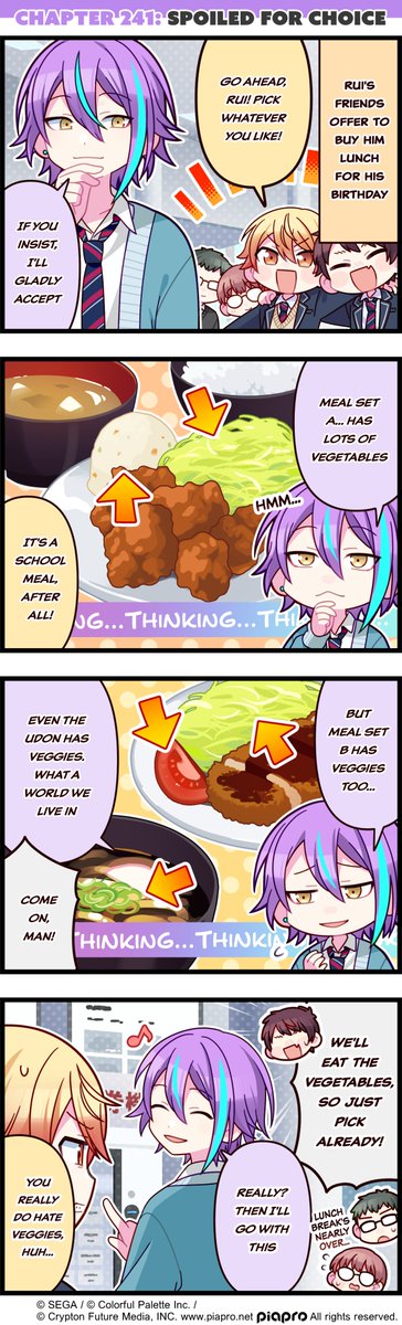 🚫 No Vegetables Allowed

Wish Rui a "Happy Birthday" in the comments below!

#4koma #RuiKamishiro