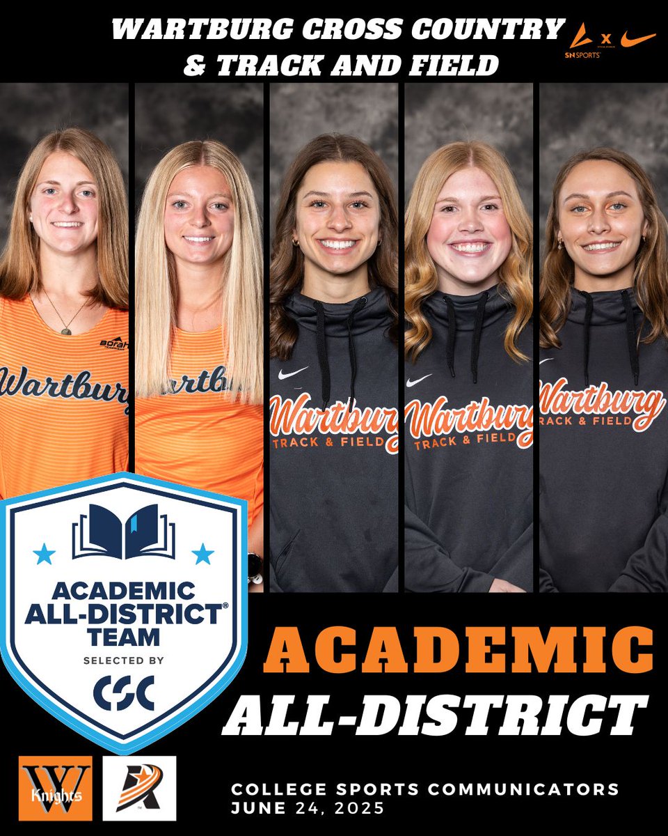 School-record five from women's cross country and track and field named CSC Academic All-District! 📚 🔥

Congratulations to Ellie Meyer, Haley Meyer, Sophia Stahle, Emma True, and JoJo Tyynismaa on earning these honors!

📰bit.ly/4kTtkoZ
