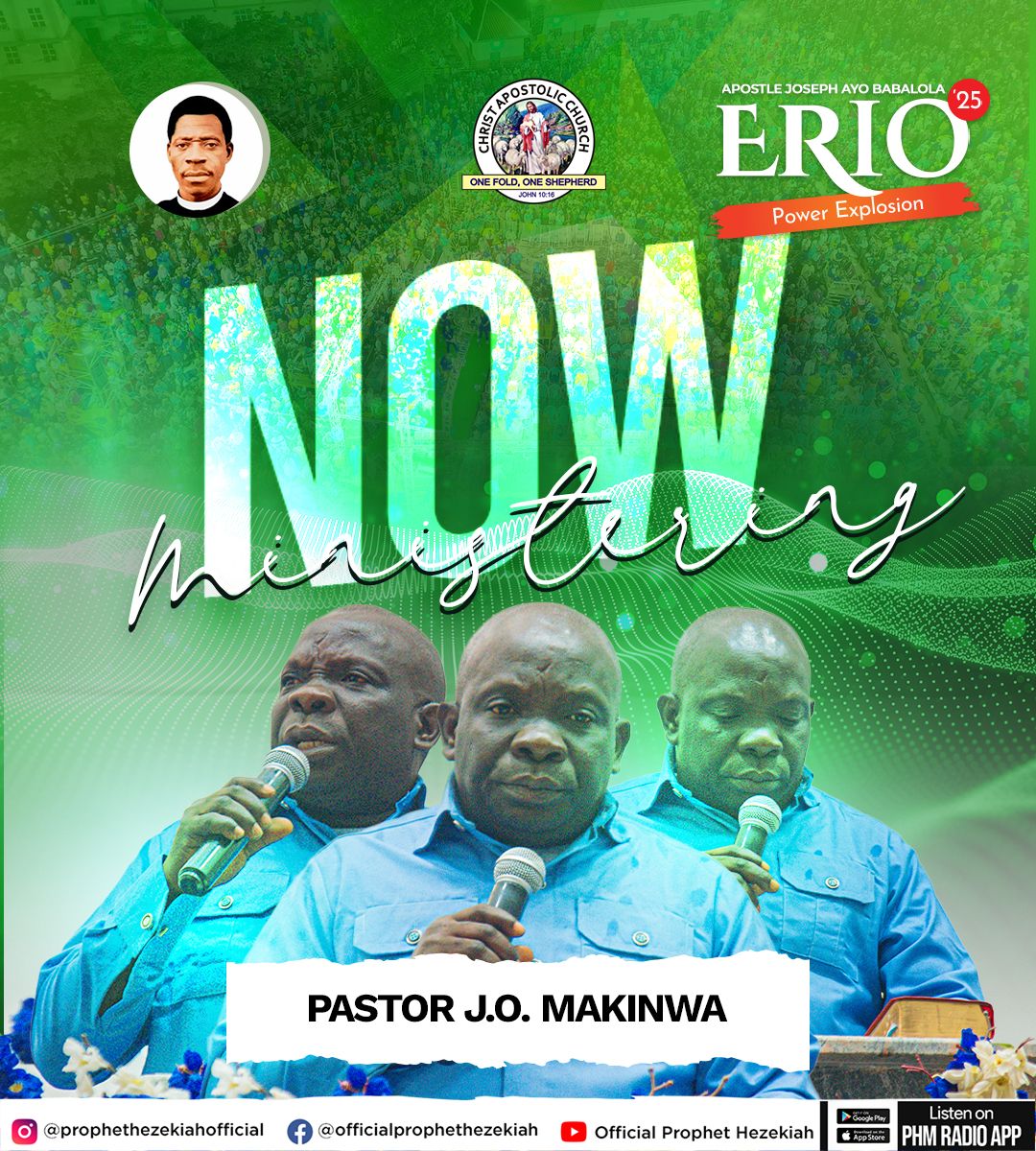 phm_live's tweet image. 🔥 Pastor J.O. Makinwa is LIVE!

This isn’t prayer—it’s fire, groaning &amp;amp; glory! Miracles are happening NOW on the mountain!

📖 James 5:16 The effectual fervent prayer...

Type “AMEN” if you're praying with us online!

#Erio2025 #PrayerSession #HolySpiritMove #CACGlobal #PHMedia