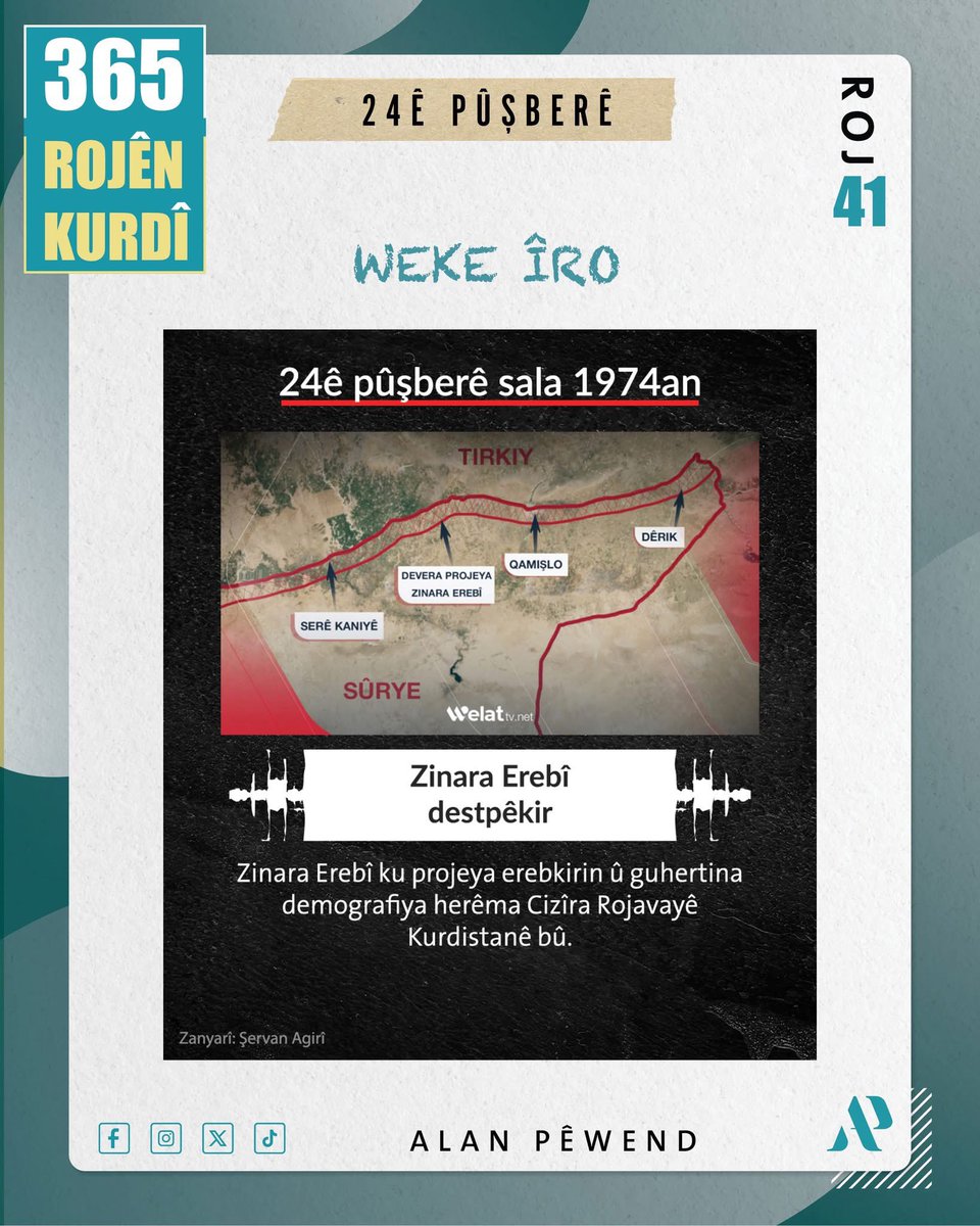 alan_pewend's tweet photo. Weke îro
Zinara Erebî destpêkir
Roj: 41
#365rojênkurdî #zimanêkurdî #kurdî https://t.co/kJm5enCAWh