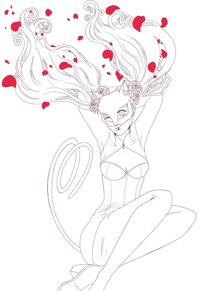 Der #Rosenmonat ist fast um und ich hab noch nix hinbekommen. 

Abgesehen das mir nach 5 Anläufen nix gefallen hat zittern meine Hände in letzter Zeit auch ziemlich. Das oder dieses iPad gehört endlich mal in den Müll.

#outlines #artinprogress