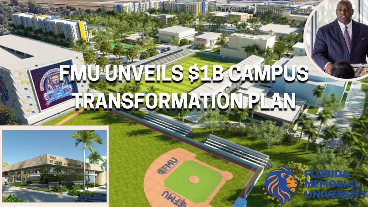 FLMemorialUniv's tweet image. Florida Memorial University is building the future — brick by brick with a historic $1 billion campus transformation plan. Setting a bold new standard for HBCUs nationwide.
This isn’t just an upgrade — it’s a movement.
#FMU #ItsOurTime #FloridaMemorialUniversity #FLOMO
