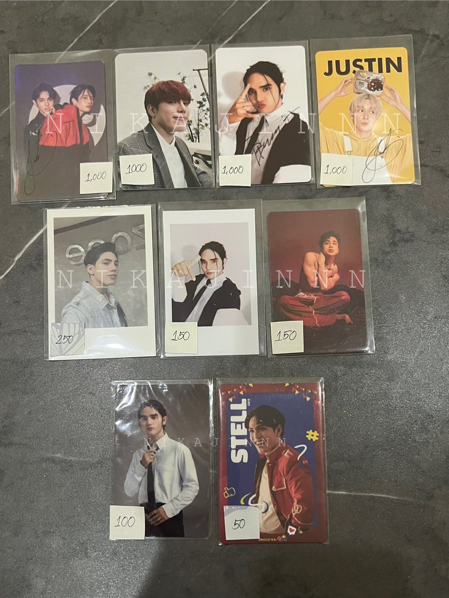 Nikajinnn's tweet photo. wts lfb

sb19 pc (some with sign)

— price in pic + sf
— gcash/bank for payments 
— sf will be shouldered by buyers

🏷️ photocard sb19 pablo josh stell ken justin wts lfb pc 

likes &amp; rt is highly appreciated 🫰🏼 https://t.co/6qP9l2byE9