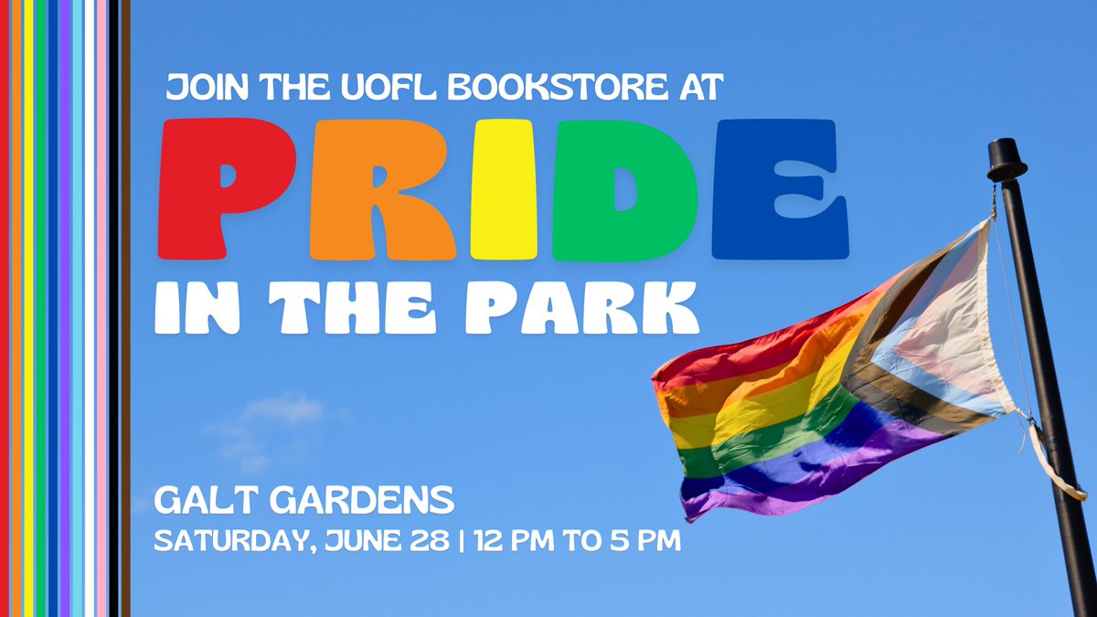 University of Lethbridge Bookstore (@ulethbookstore) on Twitter photo π Pride in the Park is TOMORROW β Saturday, June 28! π
Join us in Galt Gardens after the parade from 12β5 pm alongside tons of incredible vendors π³οΈβππ³οΈββ§οΈ
Weβll have books, merch, Pride swag, and more β come shop, say hi, and celebrate with us! π
Tap the link in our bio π π Pride in the Park is TOMORROW β Saturday, June 28! π
Join us in Galt Gardens after the parade from 12β5 pm alongside tons of incredible vendors π³οΈβππ³οΈββ§οΈ
Weβll have books, merch, Pride swag, and more β come shop, say hi, and celebrate with us! π
Tap the link in our bio π