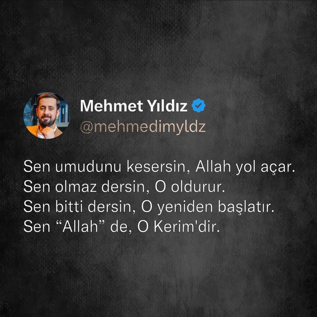 hayalhanemersin's tweet photo. Mehmet Yıldız 
@mehmedimyldz https://t.co/OK4EXSf8oy