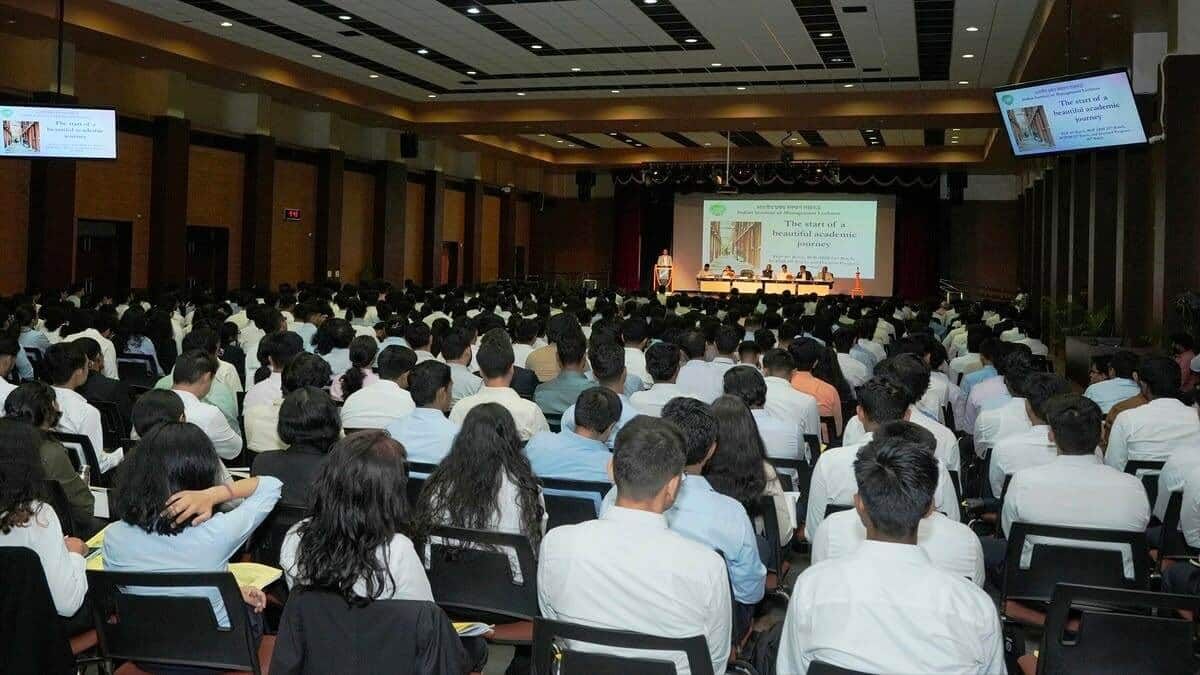 IIM Lucknow begins new academic year with a batch of 643 PG, PhD students; organises 3-day induction event
IIML induction 2025 began on June 24, with 32% freshers in PGP. 50.7% of the students are from an engineering background.#IIMLucknow
Read More: buff.ly/aOiZIXc