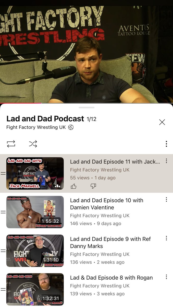 Thisiswrestlingfilm (@tiwfilm) on Twitter photo Brilliant interview with <a href="/TheJackMaxwell/">Jack MAXWELL</a> on the latest episode of the Lad and Dad podcast <a href="/FFWrestlingUK/">FFW UK</a> as the guys talk through this weekends stacked event.. <a href="/LincolnDutch/">Dutch 海登·洛夫</a>
Head to the podcast link and catch up on all episodes.. great insight into the life around wrestling. Brilliant interview with <a href="/TheJackMaxwell/">Jack MAXWELL</a> on the latest episode of the Lad and Dad podcast <a href="/FFWrestlingUK/">FFW UK</a> as the guys talk through this weekends stacked event.. <a href="/LincolnDutch/">Dutch 海登·洛夫</a>
Head to the podcast link and catch up on all episodes.. great insight into the life around wrestling.
