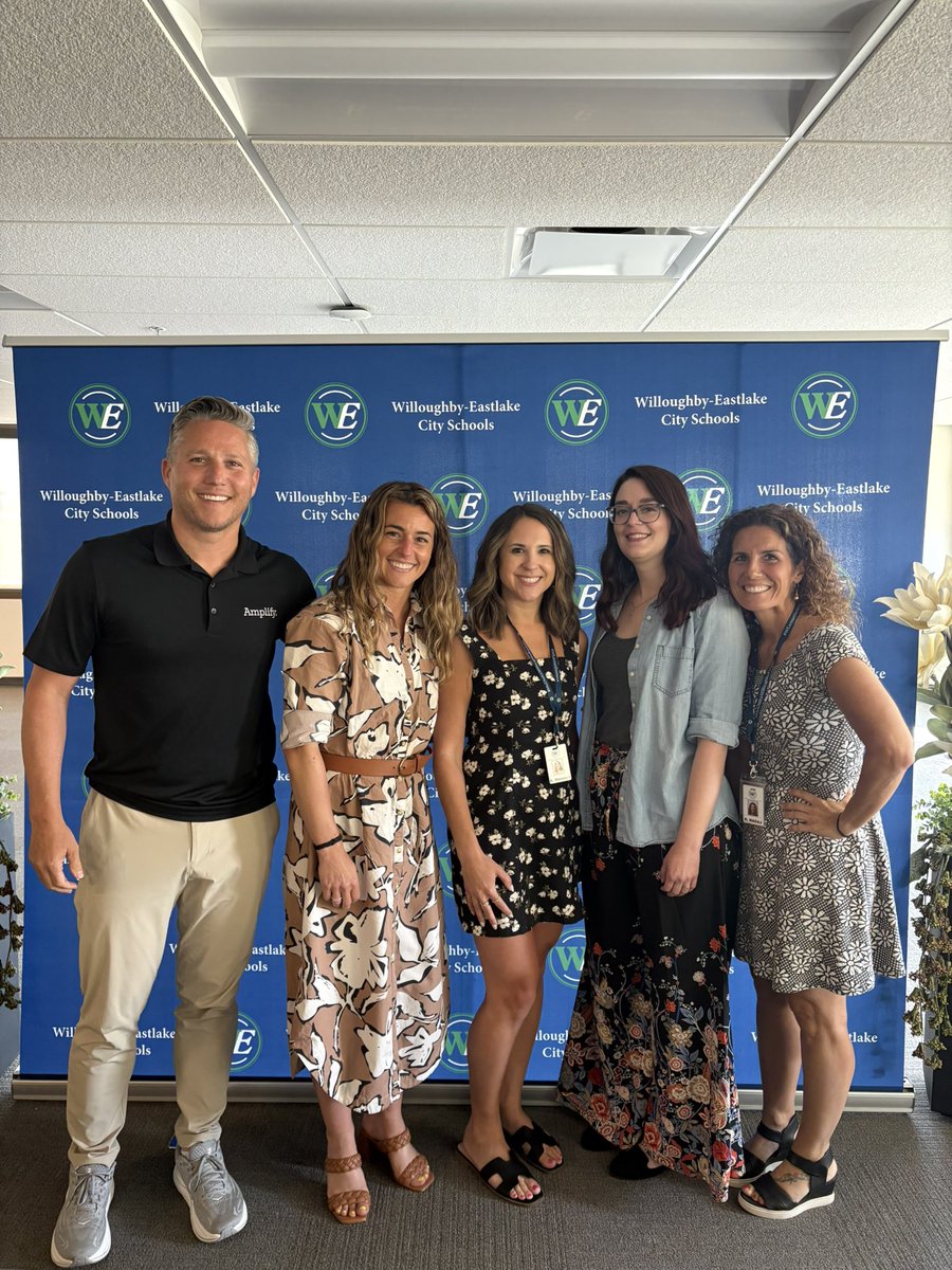 So exciting to meet our <a href="/Amplify/">Amplify</a> team in person today and review our fabulous EOY data! 🤩 <a href="/mrsnagaj/">Katy Nagaj</a> <a href="/PrincipalCoffey/">CoffeyEducate</a> <a href="/WESchools/">Willoughby-Eastlake City Schools</a>