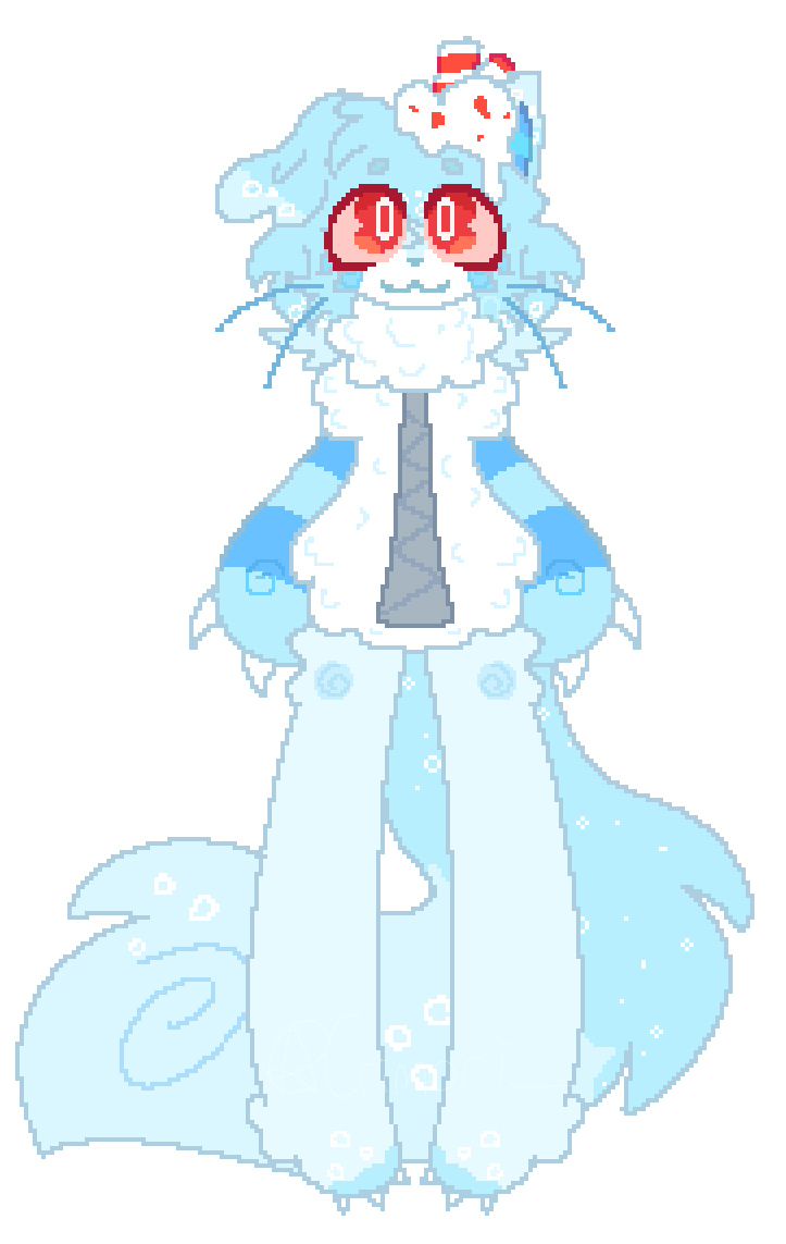 Owed art
This oc was fun to draw
🩵 #art #artmoots #arttwt #furry