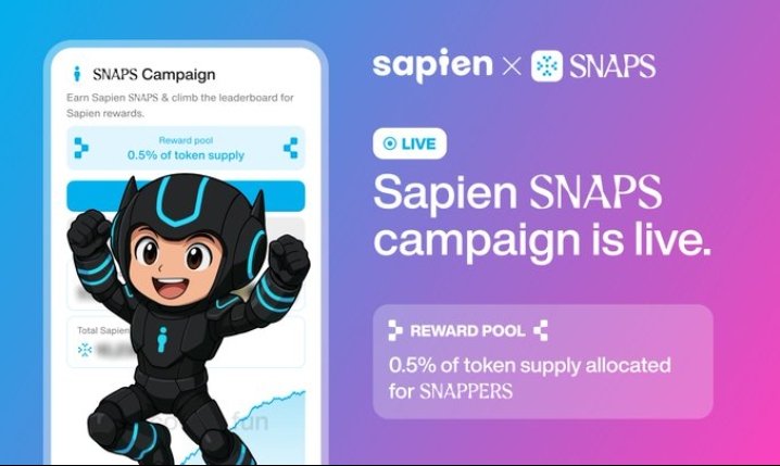 🧠 The data you label trains AI — why not let it earn you money too?

📢 Here’s your ultimate <a href="/JoinSapien/">Sapien</a> airdrop guide👇
1⃣ Complete tasks = earn points = main airdrop weight
2⃣ Hold tokens = get partner rewards
3⃣ Create content = rank on Snaps board &amp; win prizes
<a href="/cookiedotfun/">Cookie DAO 🍪</a>
