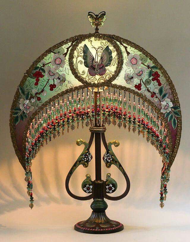 Art Nouveau Moon Lamp -1930s. Paris