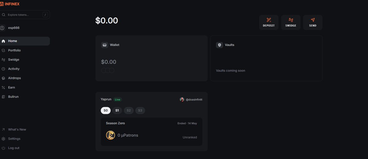This is also interesting <a href="/infinex/">Infinex</a>, developing authentication using paskey, user don't need to use a seed phrase, it will not be vulnerable to phishing.
infinex support multiple chain like base, arbitrum, optimism, solana and many more. 

You can trading and staking here. Worth to