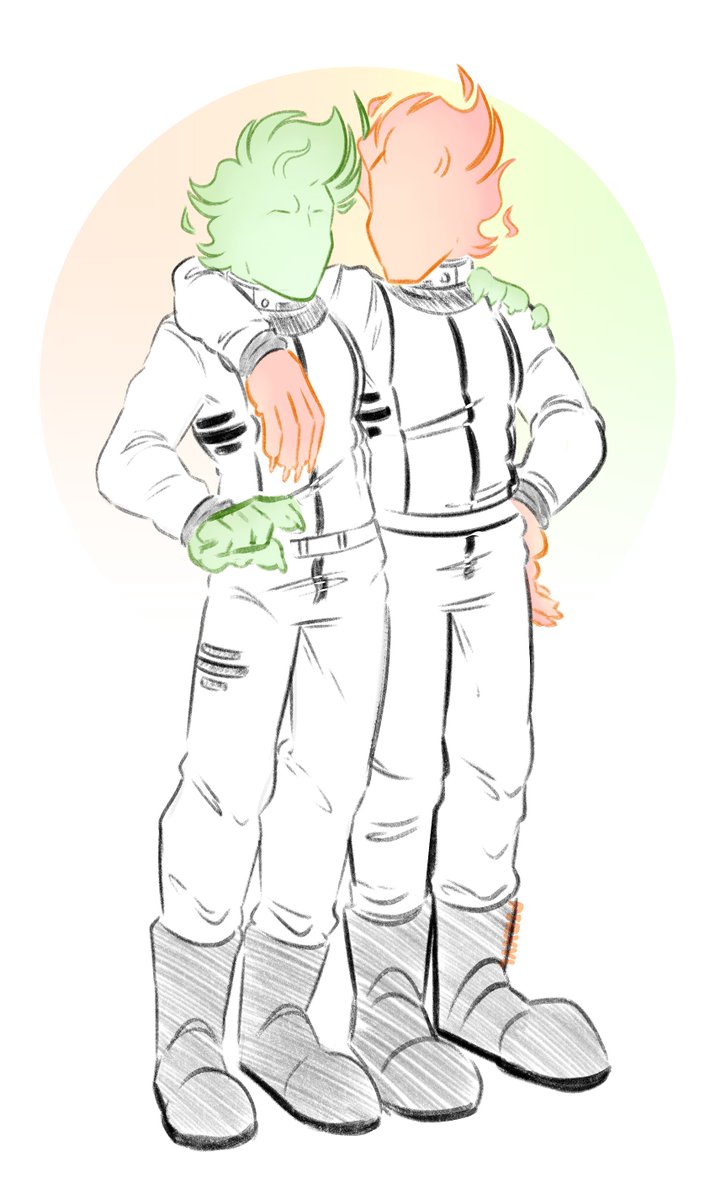 It's the Space Boys! 🌟
Gilbert pisses him off, but they still love each other :)