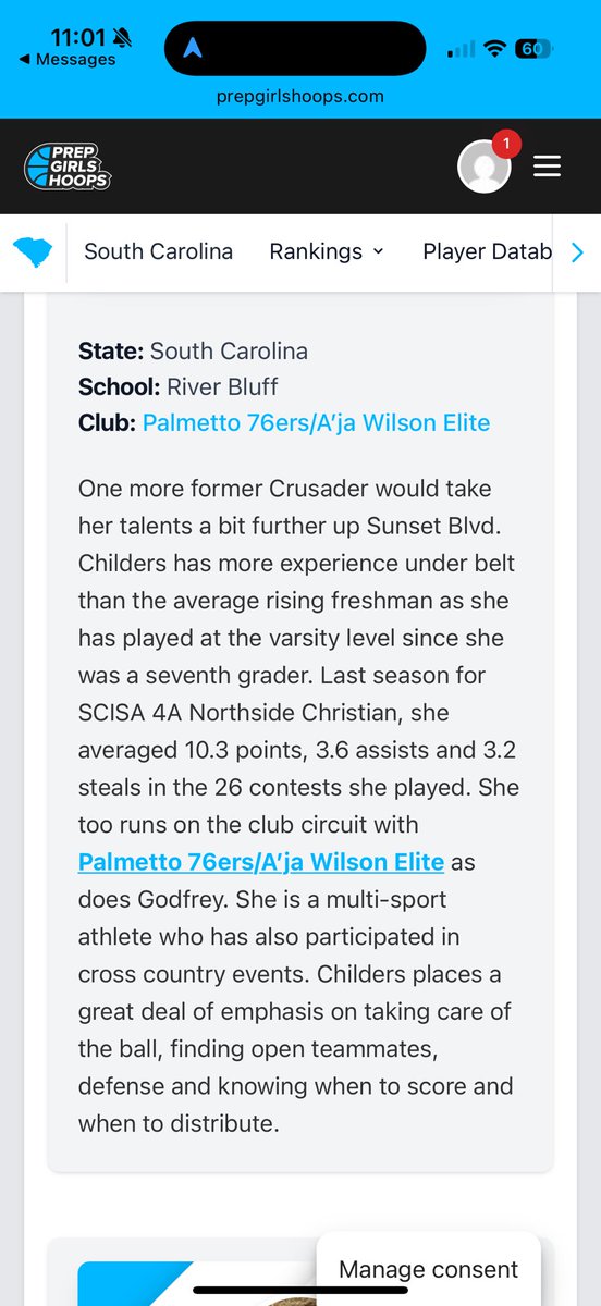 Thanks for the write up <a href="/PGH_SCarolina/">Prep Girls Hoops South Carolina</a> 

<a href="/cjleath/">Jordan Leath</a> <a href="/RBHSwbb/">River Bluff Women’s Basketball</a>