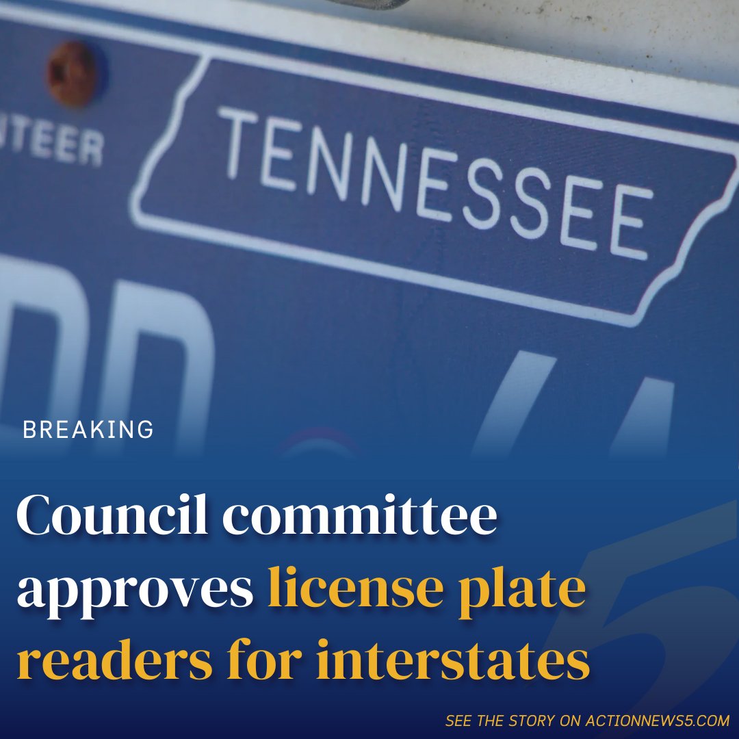 Tuesday, a Memphis City Council committee voted in favor of adding license plate readers to interstates around the city. tinyurl.com/22yyw6od