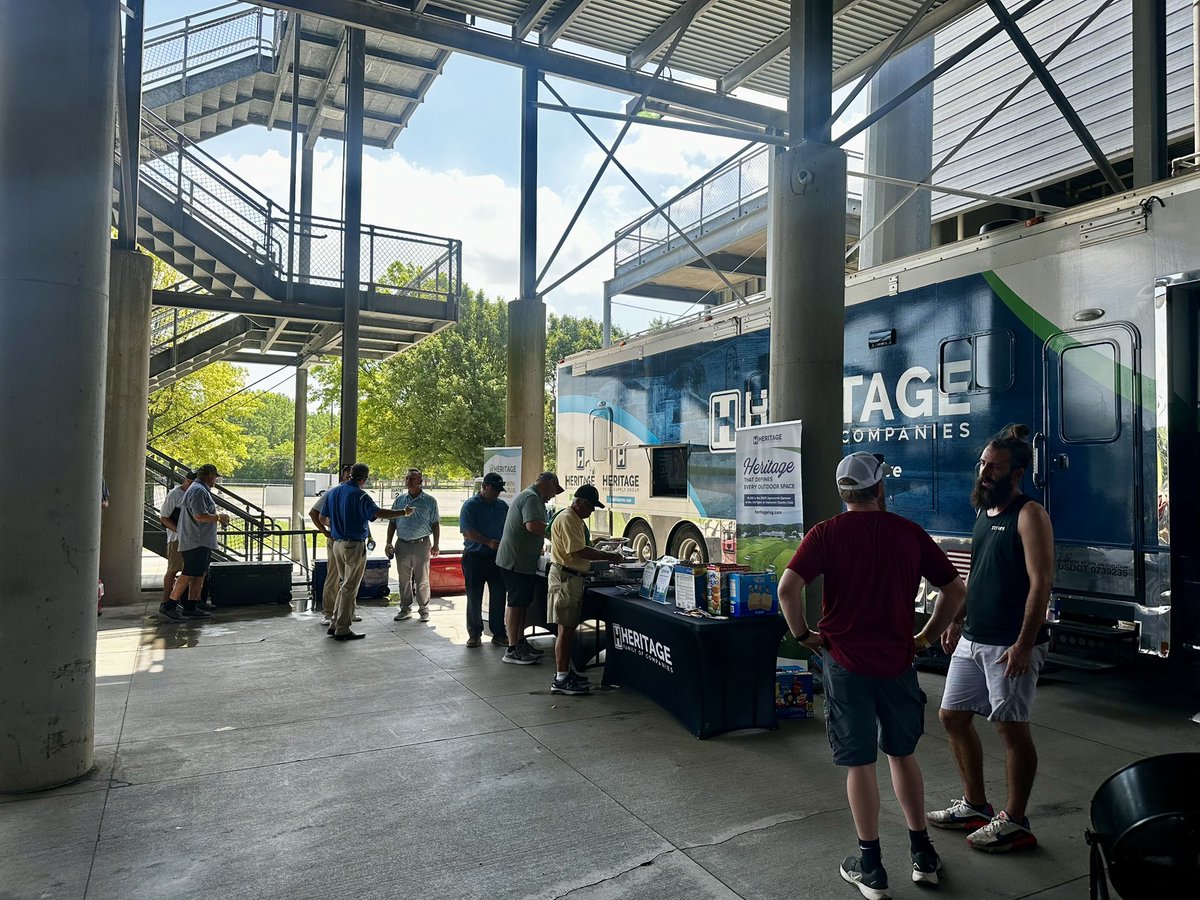 Straight from the US Open at <a href="/OakmontCC/">Oakmont Country Club</a> to historic <a href="/ColumbusCrew/">The Crew</a> stadium- the <a href="/heritageppg/">Heritage Professional Products Group (PPG)</a> XTV was smoking meat for <a href="/OhioStma/">OSFMA</a> &amp; <a href="/OhioTurfgrass/">Ohio Turfgrass Foundation</a> members at field day!

The Heritage team loves taking care of the #turfgrass industry!

Shoutout to <a href="/a_northeim/">Andrew Northeim</a> for the epic facility!