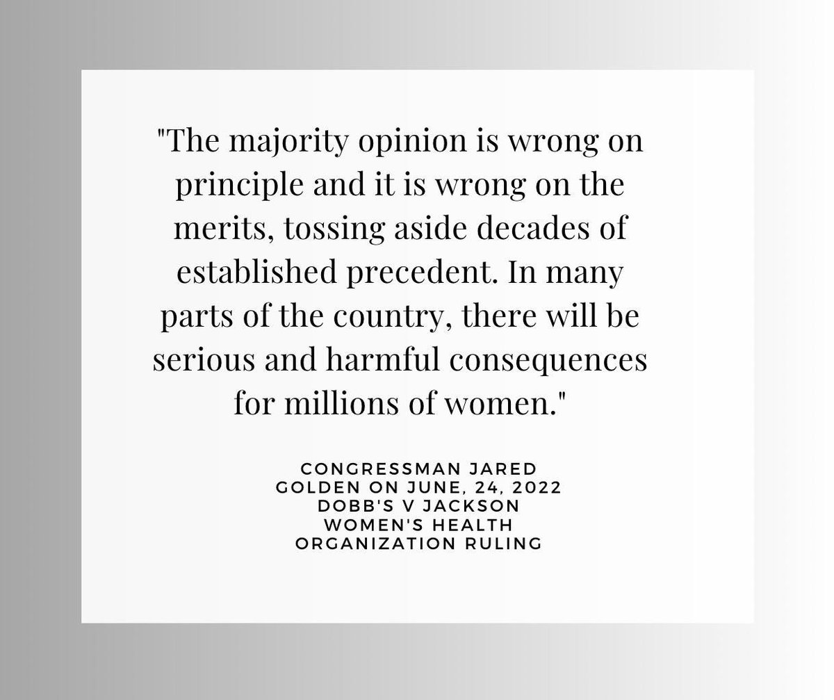golden4congress's tweet image. Three years ago, the Supreme Court overturned Roe v. Wade, ending nearly 50 years of federal protections for abortion rights in this country.
Since then, we’ve seen states pass extreme abortion bans and women denied life-saving care across the country. This is not what the…