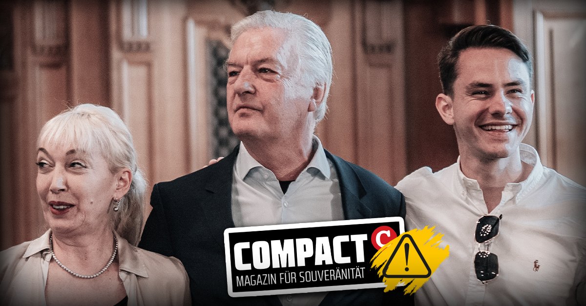 Michael Scharfmüller 📯✌🏻 (@mentalschmied) on Twitter photo ⚠️ Die Freude über die Aufhebung des <a href="/COMPACTMagazin/">COMPACT-Magazin</a>-Verbots könnte bald verflogen sein!
🔸 Das Urteil sei nämlich nicht nur "peinlich aggressiv" sondern auch "brandgefährlich", so <a href="/Rekonstrukteur/">Krzysztof Walczak</a>.
🔸 Aus Sicht von <a href="/Rene_Springer/">René Springer</a> stellt das Urteil eine „rechtliche ⚠️ Die Freude über die Aufhebung des <a href="/COMPACTMagazin/">COMPACT-Magazin</a>-Verbots könnte bald verflogen sein!
🔸 Das Urteil sei nämlich nicht nur "peinlich aggressiv" sondern auch "brandgefährlich", so <a href="/Rekonstrukteur/">Krzysztof Walczak</a>.
🔸 Aus Sicht von <a href="/Rene_Springer/">René Springer</a> stellt das Urteil eine „rechtliche