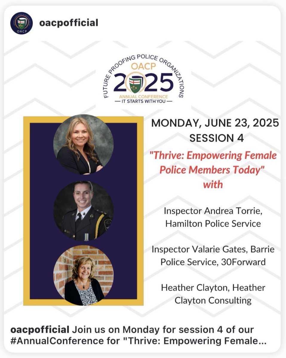 Ontario Women in Law Enforcement tweet media