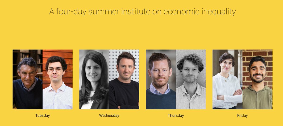 Morten N. Støstad (@mortenstostad) on Twitter photo Excited to be lecturing at the <a href="/UCBerkeley/">UC Berkeley</a> Summer Institute on economic inequality this week, together with an excellent set of researchers.
I'll be discussing the idea of inequality as an externality + a new paper on preferences for a global billionaire tax across the world. Excited to be lecturing at the <a href="/UCBerkeley/">UC Berkeley</a> Summer Institute on economic inequality this week, together with an excellent set of researchers.
I'll be discussing the idea of inequality as an externality + a new paper on preferences for a global billionaire tax across the world.