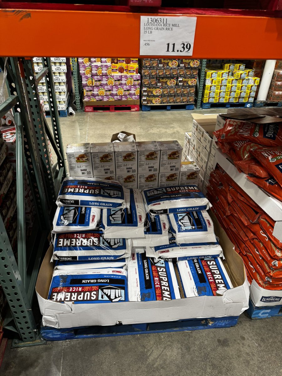 chris (@cranefiestaof4) on Twitter photo Another beautiful sight here at the Costco on H St in Chula Vista, California… Supreme Rice from the great city of Crowley, Louisiana. <a href="/C_Hanagriff/">Charles Hanagriff</a> <a href="/JimmyOtt1045/">Jimmy Ott</a> <a href="/1045espn/">104.5 ESPN</a> <a href="/Blakeamrhein/">Blake Amrhein</a> Another beautiful sight here at the Costco on H St in Chula Vista, California… Supreme Rice from the great city of Crowley, Louisiana. <a href="/C_Hanagriff/">Charles Hanagriff</a> <a href="/JimmyOtt1045/">Jimmy Ott</a> <a href="/1045espn/">104.5 ESPN</a> <a href="/Blakeamrhein/">Blake Amrhein</a>