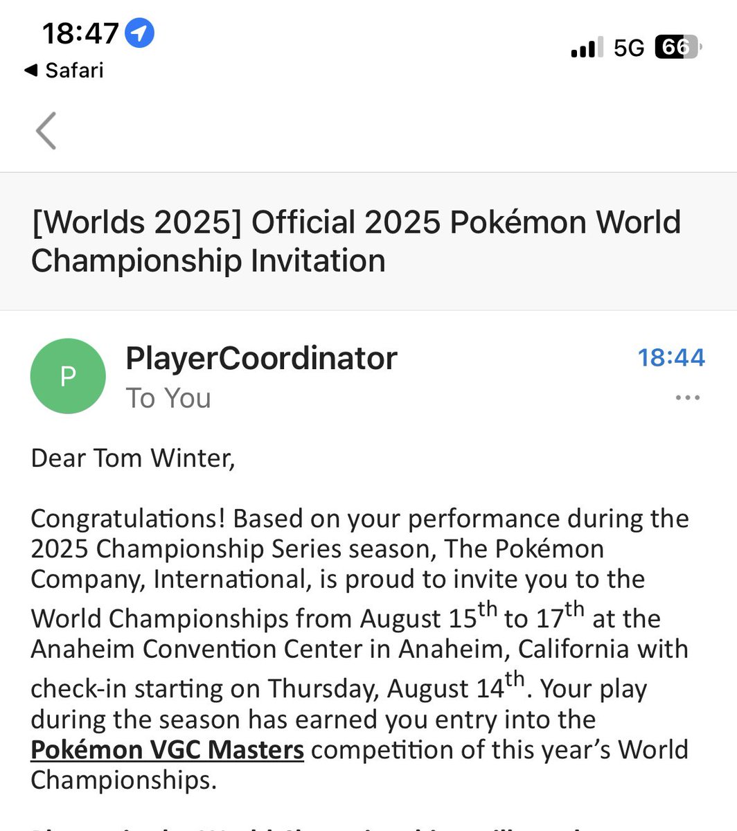 See you in Anaheim after all 🙊