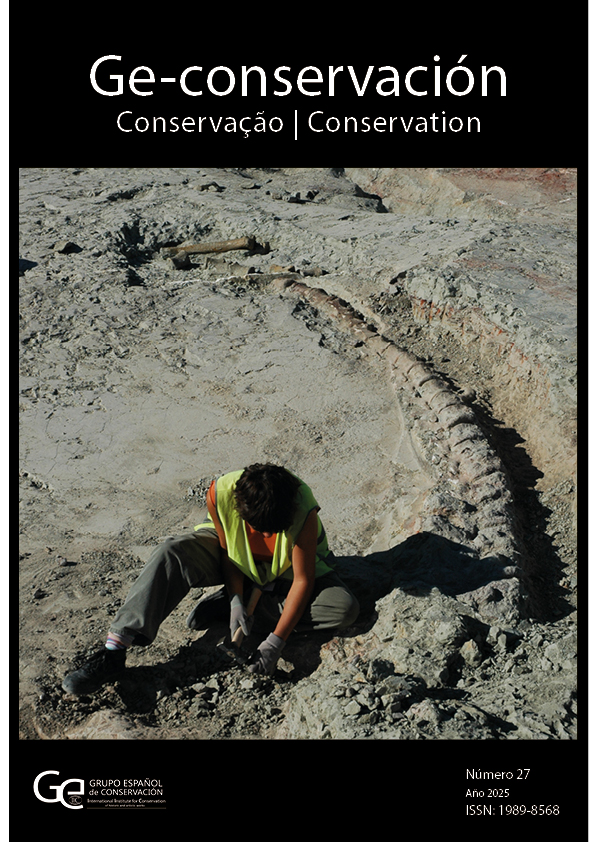 Pues ha quedado bien guapa la portada del último volumen (27) de la revista Ge-conservación
ge-iic.com/ojs/index.php/…
#Dinosaurios #Saurópodos del #Cretácico Superior de #LoHueco