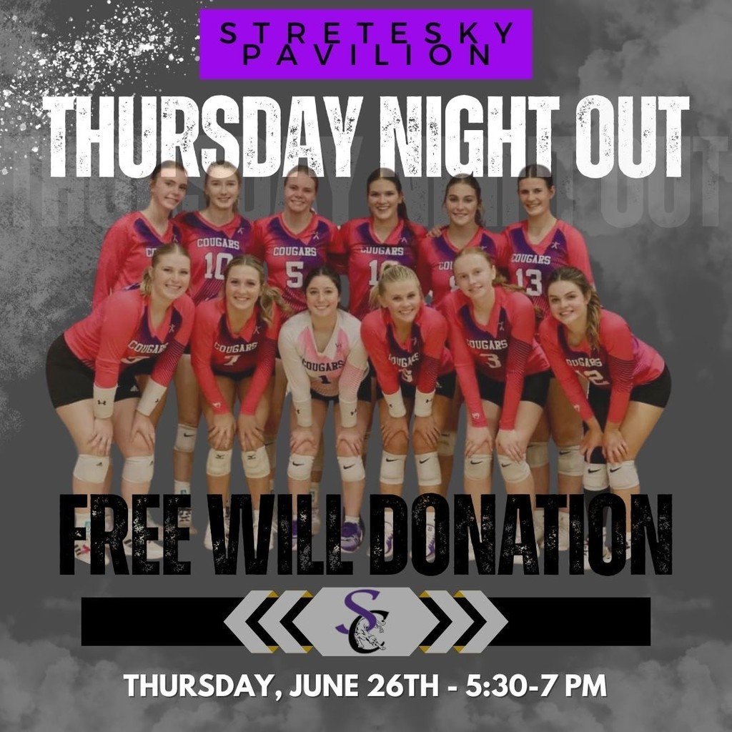Come support your Sedgwick County Cougar Volleyball team!