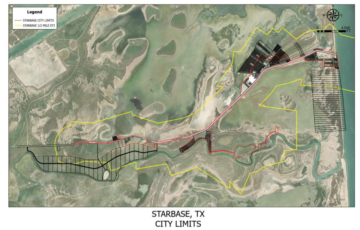 JaneidyEve's tweet image. City of Starbase, Texas, shared a proposed zoning map: