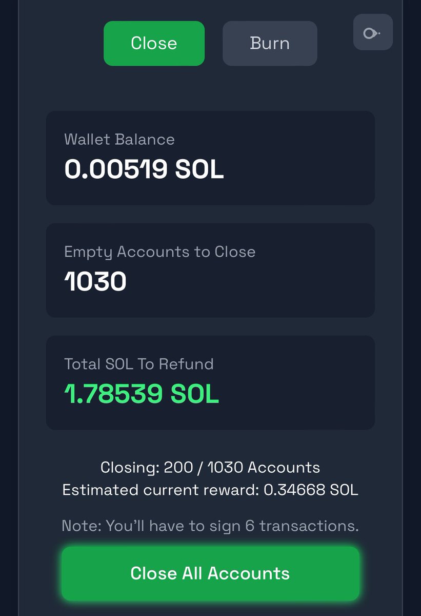 leitojazzy's tweet photo. Nemu harta kirun 1.7 SOL 😎😂
Cek wallet SOL kalian, sapa tau masih banyak rent fee dan burn token yg bisa diklaim

Copy Link : https://t.co/vFoqLSE8V3

shoutout to @RefundYourSOL 💜 $SOL #rentfee #burntoken https://t.co/YySxclGl5K