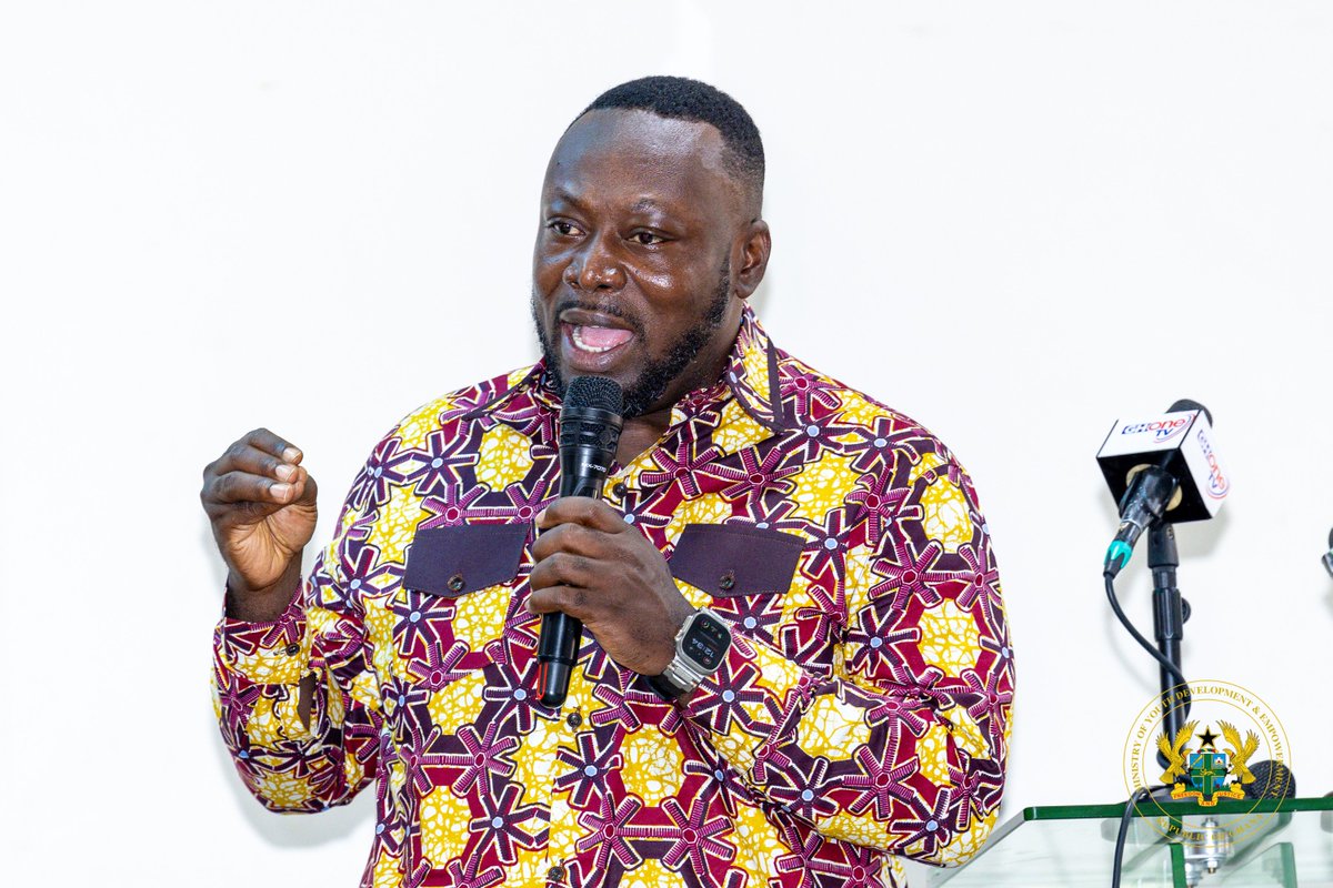 georgeoaddo's tweet image. Earlier today, we held a strategic stakeholder meeting with key stakeholders and Master Craftsmen applicants participating in the National Apprenticeship Programme (NAP) organized by the National Youth Authority (NYA) at the Mikkado Conference Center, Labone. The meeting provided…